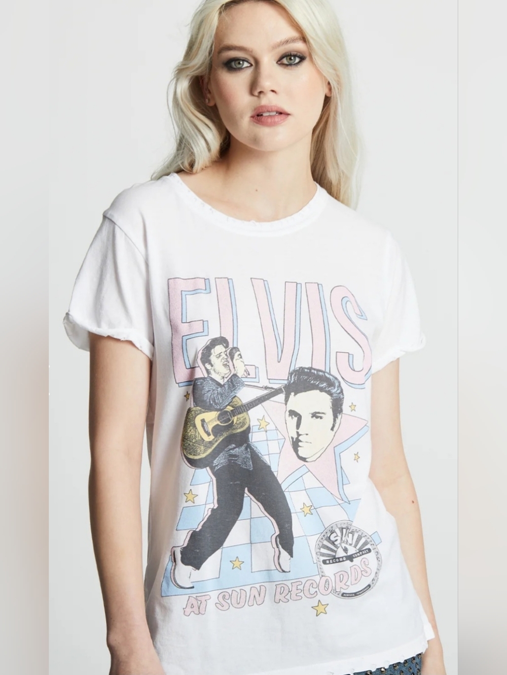 NWOT Recycled Karma "Sun Records❌️Elvis Presley Live From Memphis Graphic Tee" S